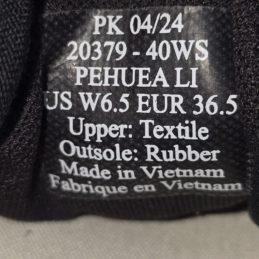 OluKai Pehuea Li Women's Sz 6.5 Black White Mesh Shoes Sneakers (20379-40WS) NEW - Picture 8 of 9